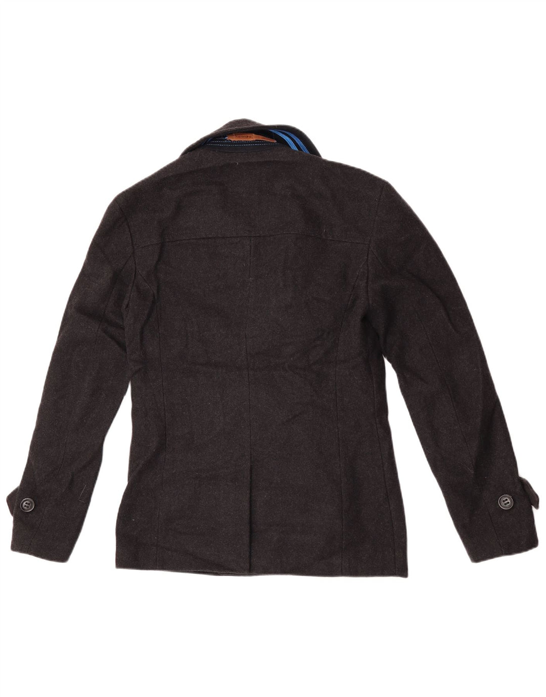 Мужское бушлат Superdry Commodity UK 36, маленький, черный, шерсть
