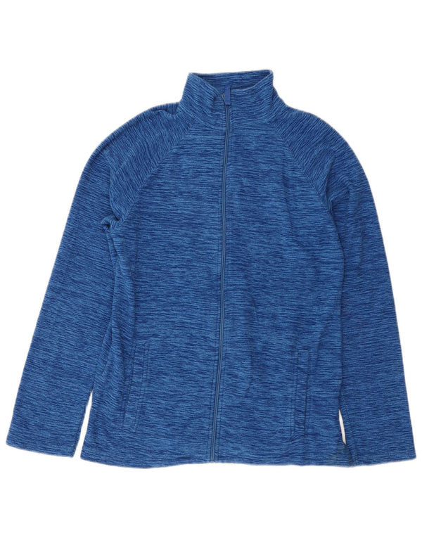 Мужская флисовая куртка Mountain Warehouse UK 34 XS, синяя в крапинку, полиэстер