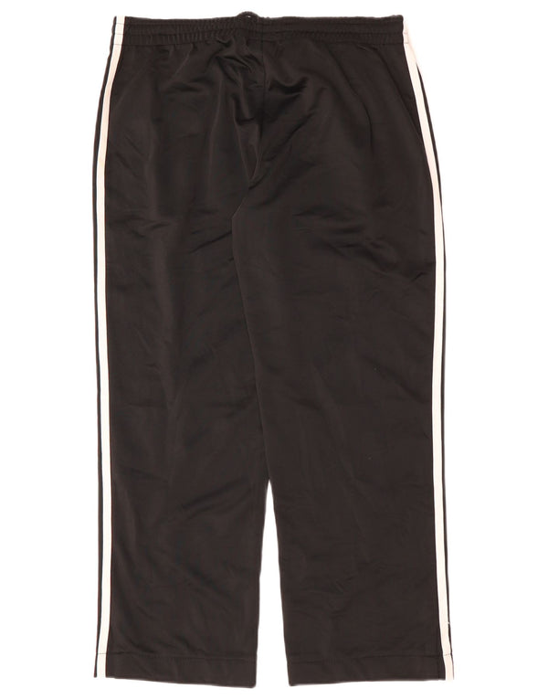 Женские спортивные брюки ADIDAS UK 12, средний черный, полиэстер