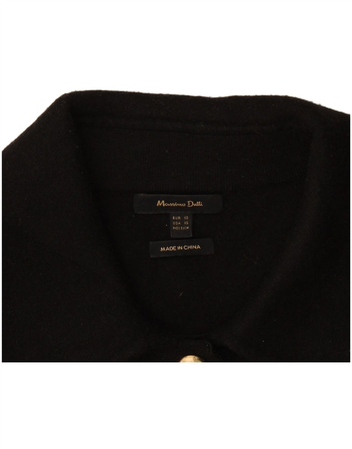 Женское укороченное болеро большого размера Massimo Dutti UK 6 XS, черный