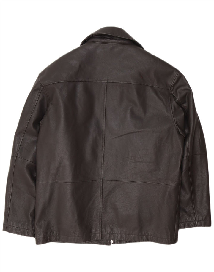 Мужская кожаная куртка Canda IT 48 Medium Black