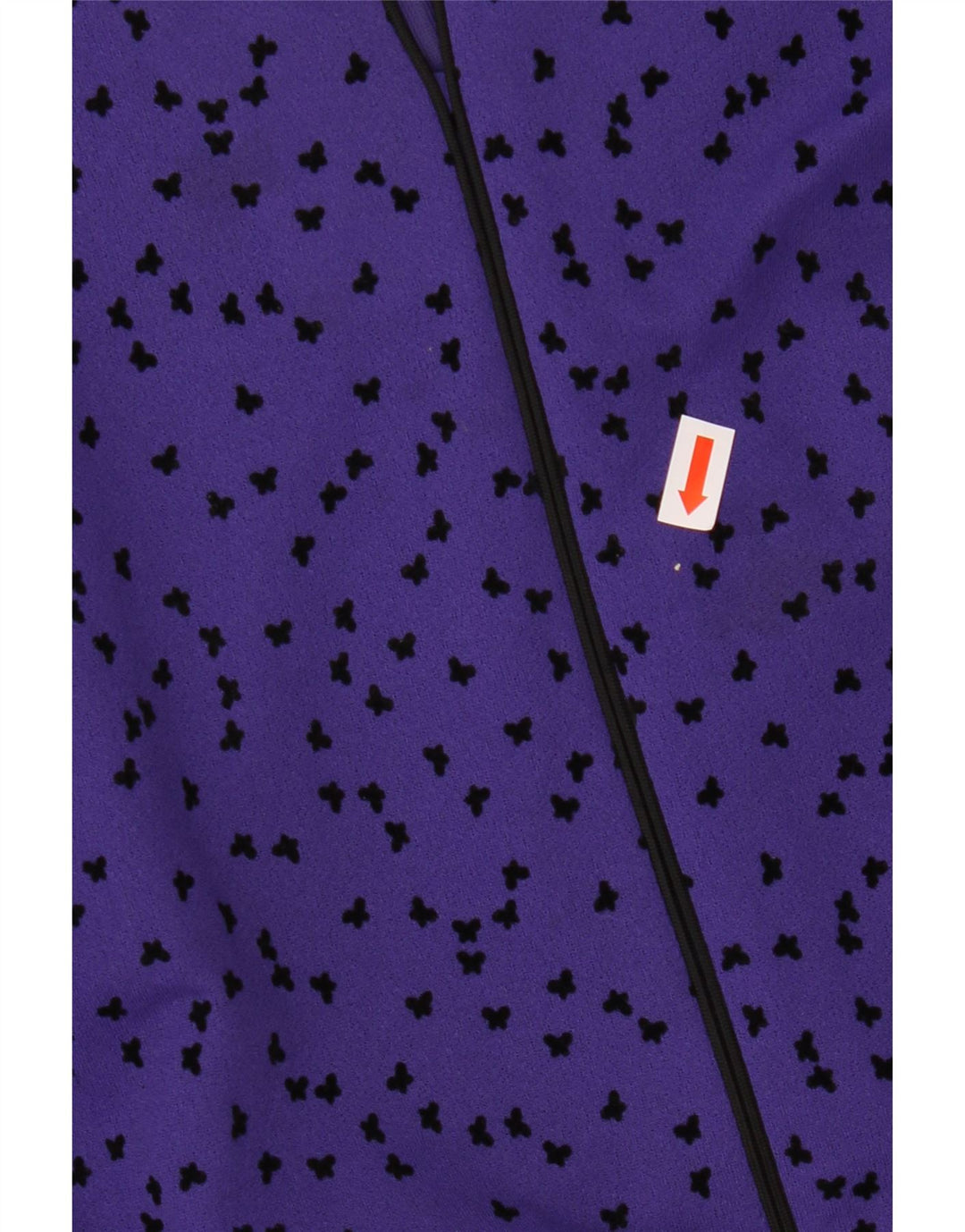 FRANKENWALDER Женское платье А-силуэта с длинными рукавами EU 46 XL Фиолетовый в крапинку