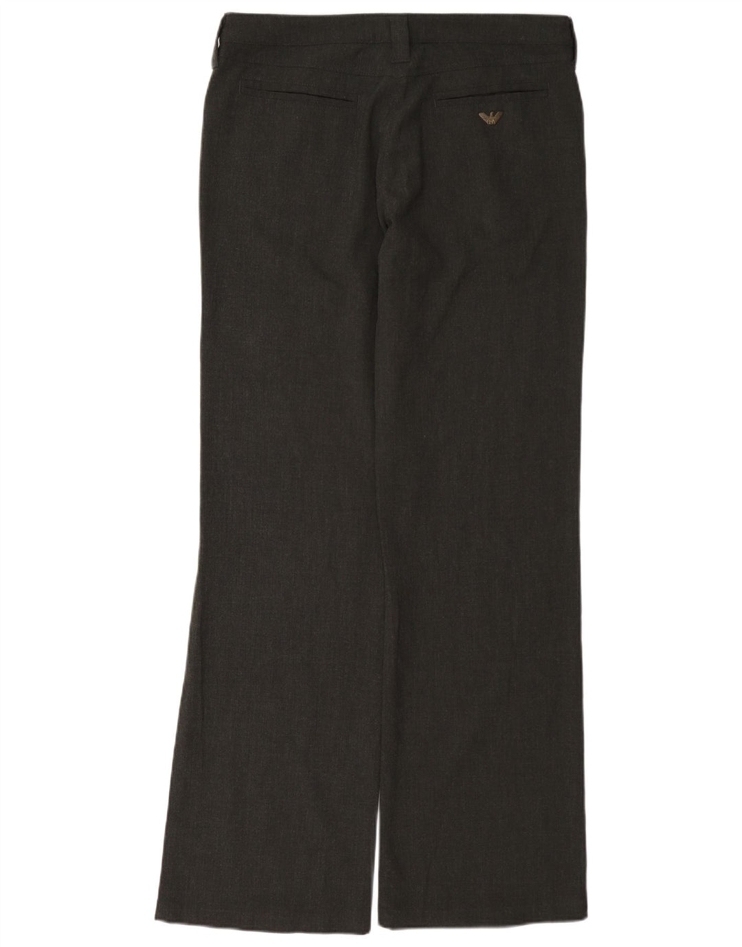 Женские повседневные брюки Armani Bootcut W30 L33 серые из полиэстера