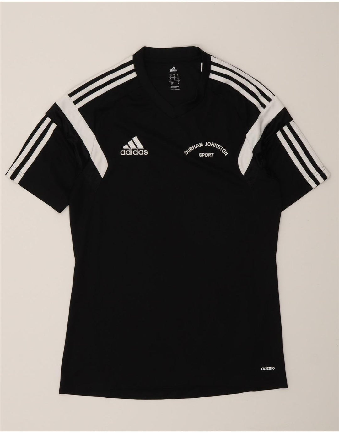 Мужская футболка Adidas Durham с графическим рисунком, маленький черный полиэстер с цветными блоками