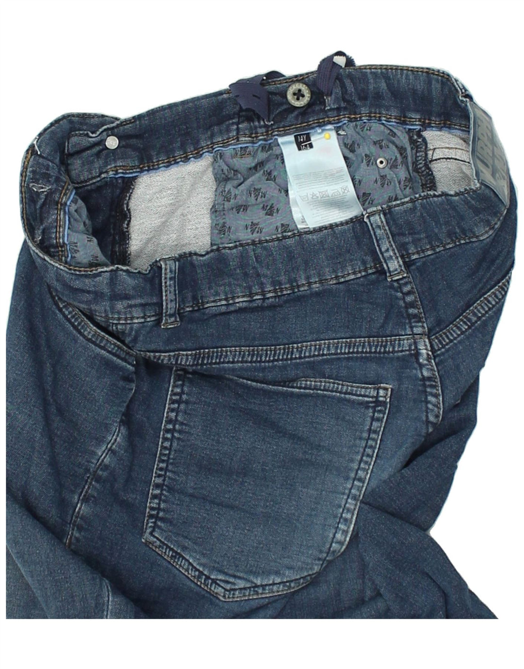 MURPHY & NYE Girls Skinny Jeans 13-14 Years W30 L28  Navy Blue Cotton | Vintage Murphy & Nye | Thrift | Second-Hand Murphy & Nye | Used Clothing | Messina Hembry 