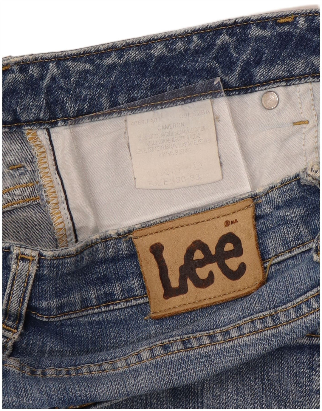 Женские прямые джинсы LEE Cameron W30 L33, синий хлопок