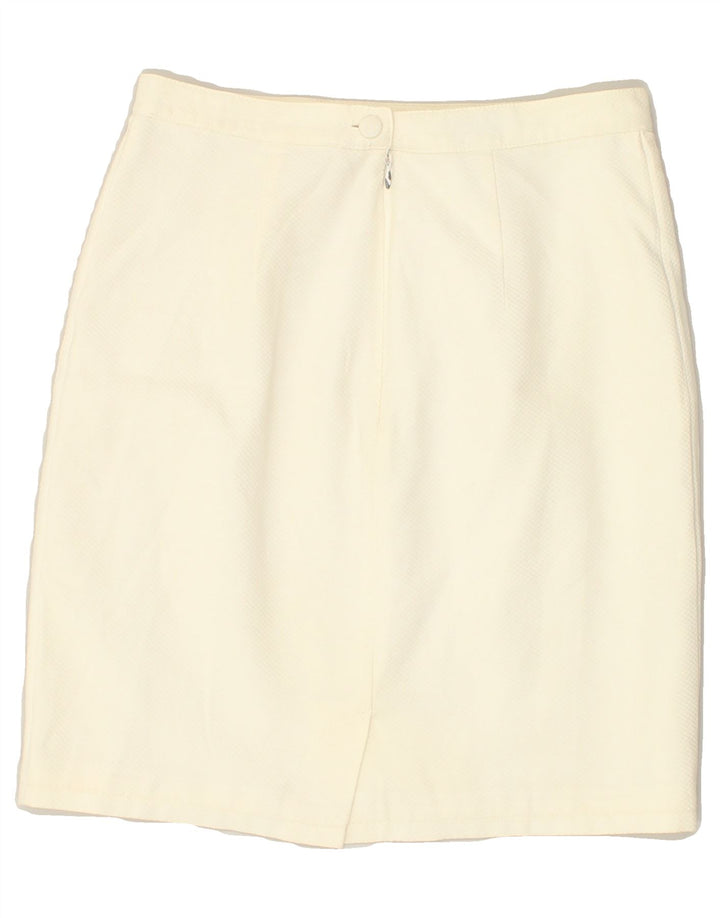 VINTAGE Womens Straight Skirt W26 Small  Off White | Vintage Vintage | Thrift | Second-Hand Vintage | Used Clothing | Messina Hembry 