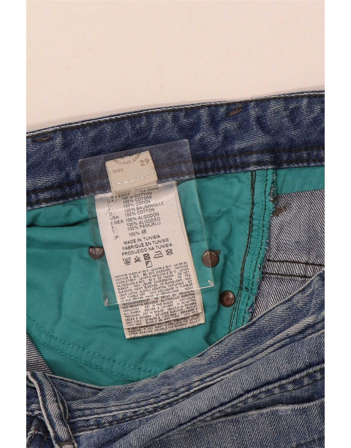 Мужские прямые джинсы Diesel W29 L32 синие, хлопок