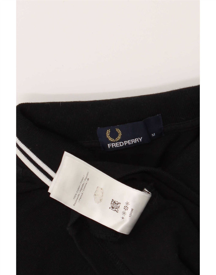 Мужская рубашка поло Fred Perry, средний черный хлопок