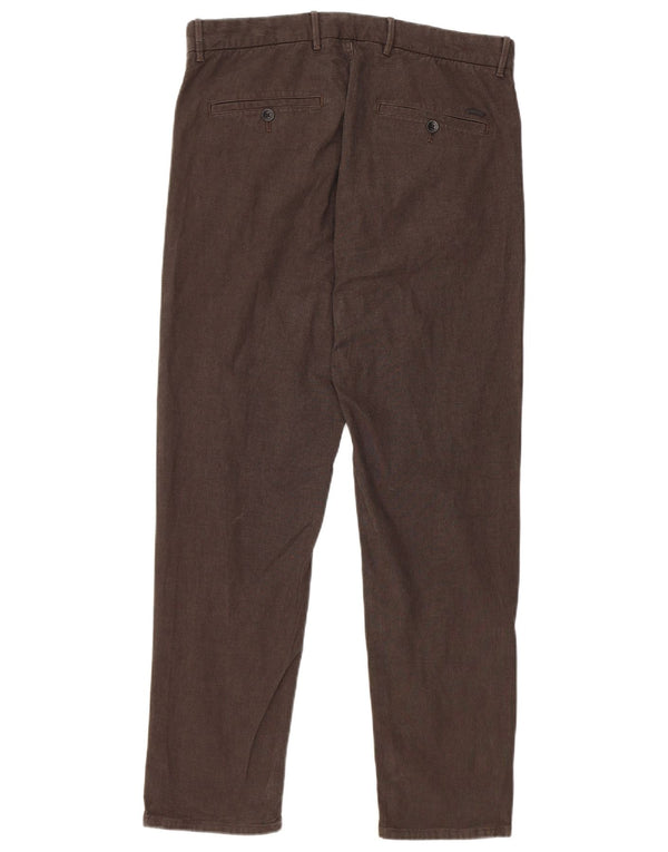 Massimo Dutti Мужские повседневные зауженные брюки EU 40 Medium W31 L28 Коричневые
