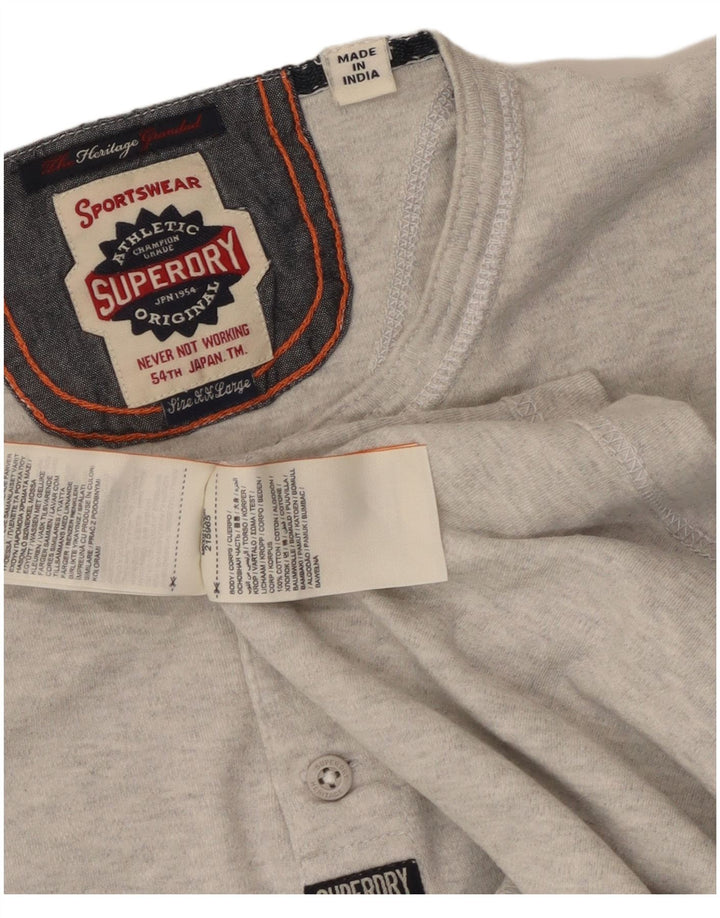Мужская футболка Superdry Top 2XL Серый хлопок