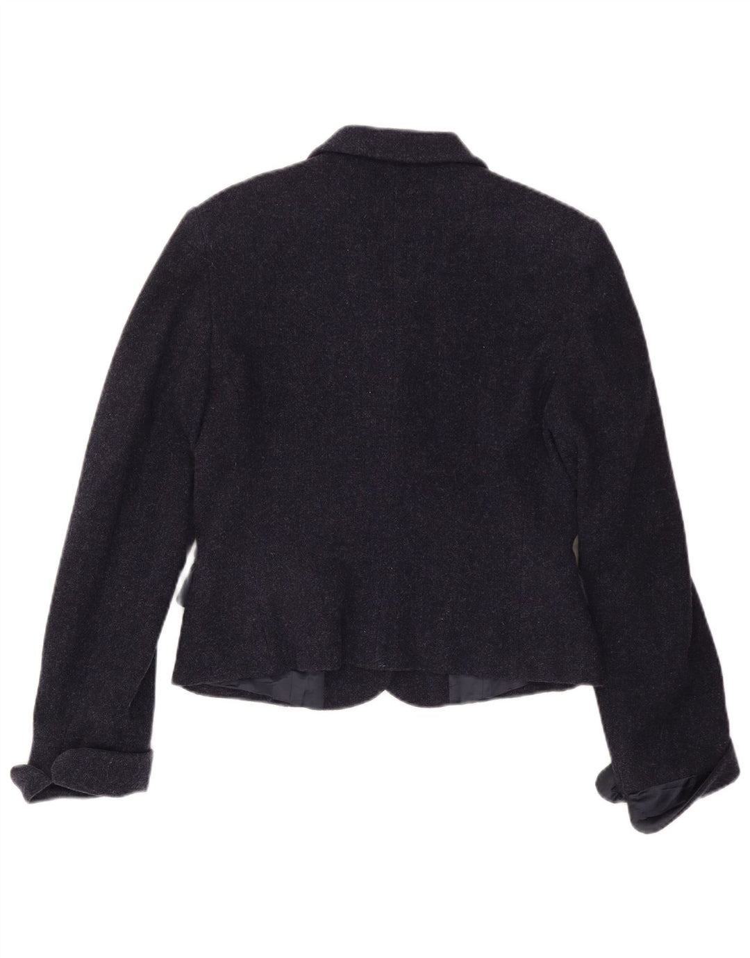 Женский пиджак на трех пуговицах MAX & CO. IT 46, большой темно-синий, шерсть