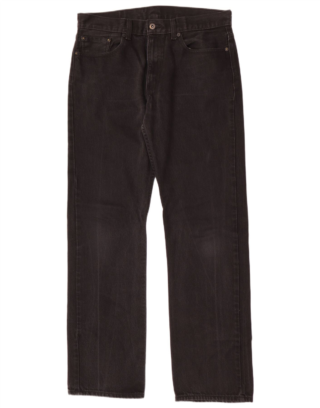 Мужские прямые джинсы Levi's W34 L34, черный хлопок