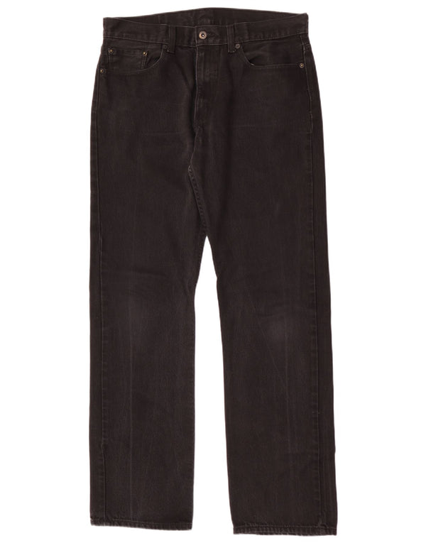 Мужские прямые джинсы Levi's W34 L34, черный хлопок