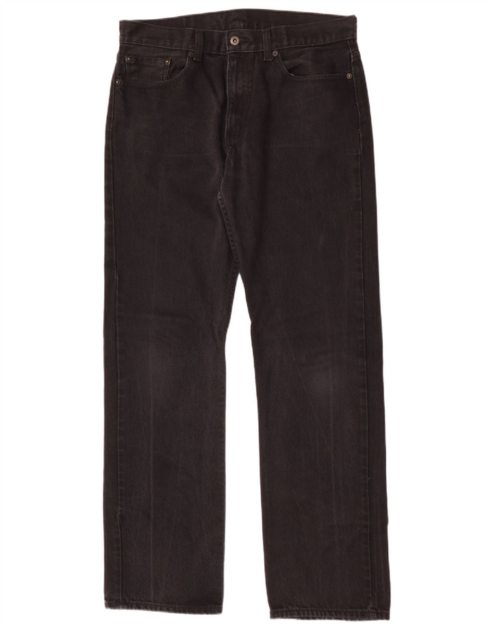 Мужские прямые джинсы Levi's W34 L34, черный хлопок