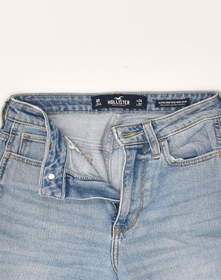 HOLLISTER Womens Vintage High Rise Tapered Jeans US 0 XS W24 L27 Blue | Vintage Hollister | Thrift | Second-Hand Hollister | Used Clothing | Messina Hembry 