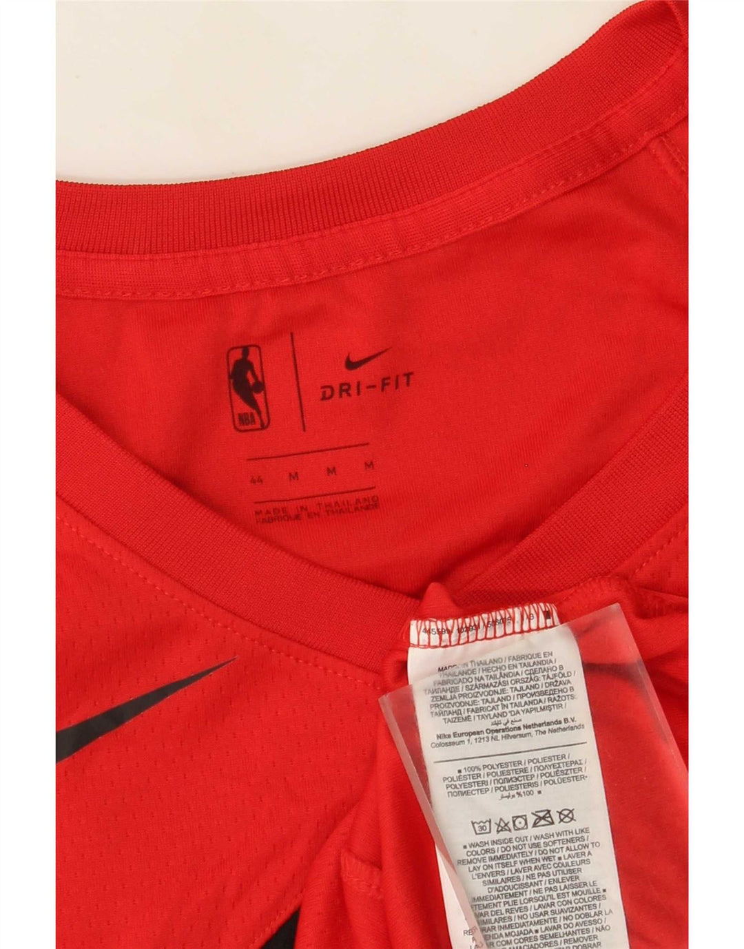 Мужской жилет с графикой Nike Toronto Raptors, средний красный полиэстер с цветными блоками