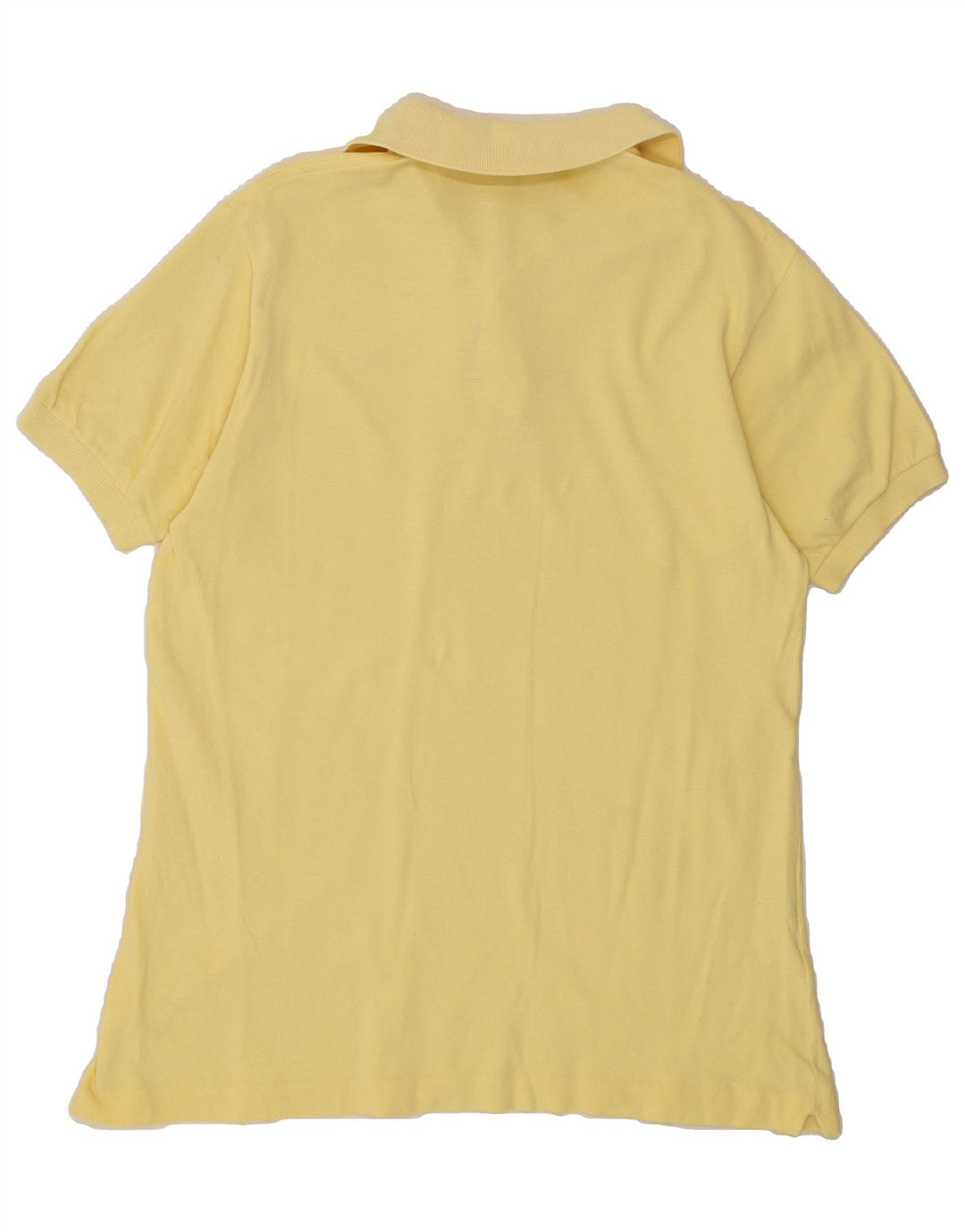 LACOSTE Mens Polo Shirt Size 4 Medium Yellow Cotton Vintage Lacoste and Second-Hand Lacoste from Messina Hembry 