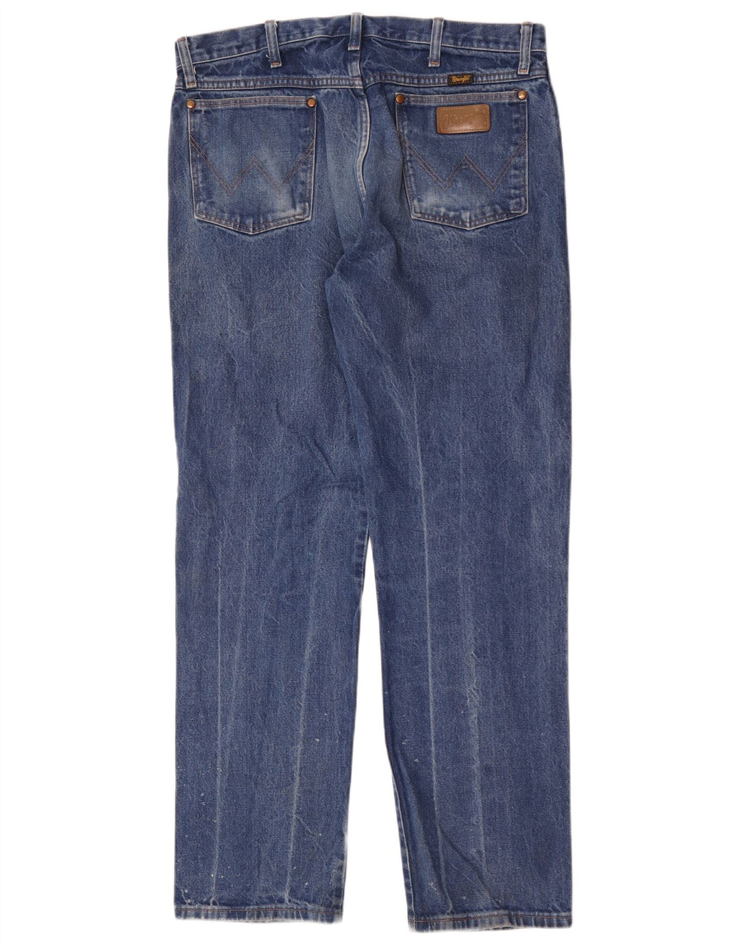 Мужские прямые джинсы Wrangler W36 L32, синий хлопок