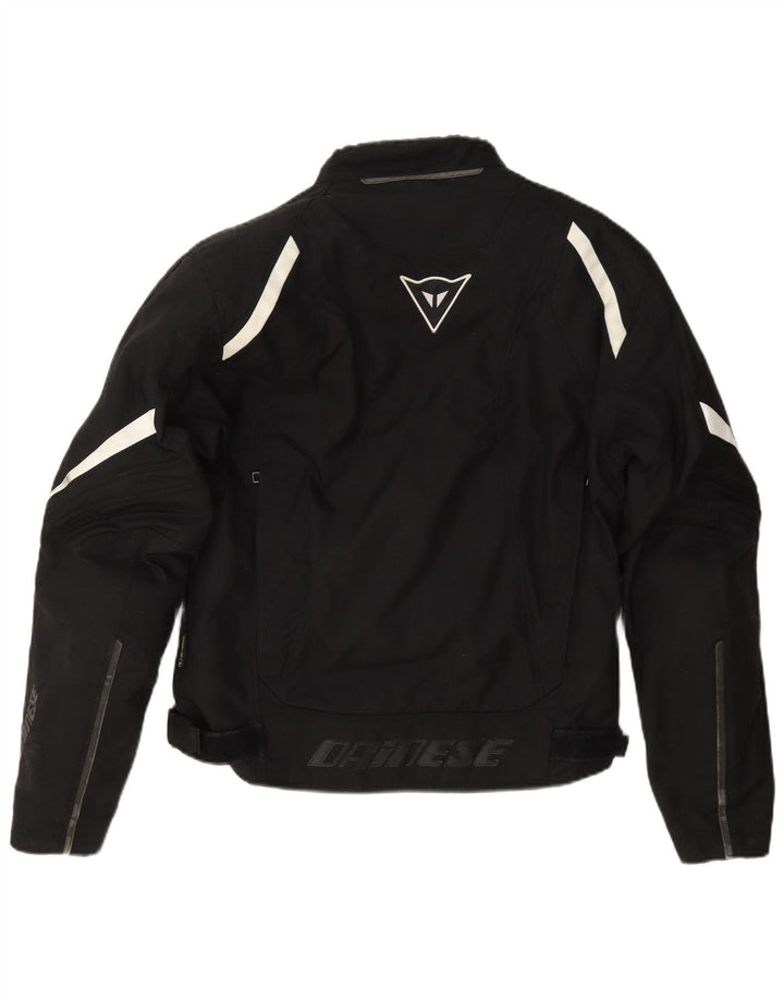 Мужская байкерская куртка Dainese с графическим рисунком EU 48, средний черный мотоцикл с цветными блоками