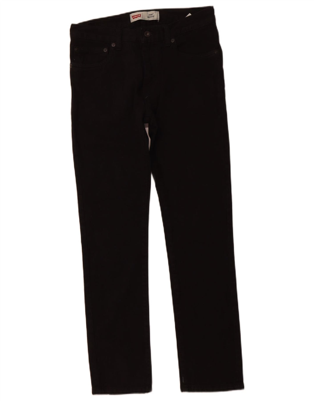 Джинсы скинни LEVI'S Girls 510 15-16 лет W28 L28, черный хлопок