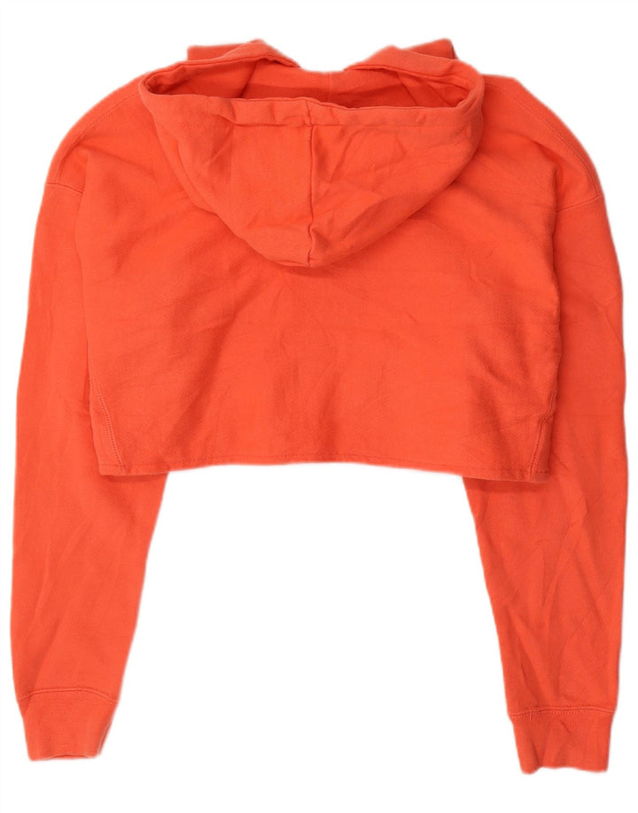 Женский джемпер с капюшоном обратного плетения CHAMPION, размер UK 16, большой оранжевый