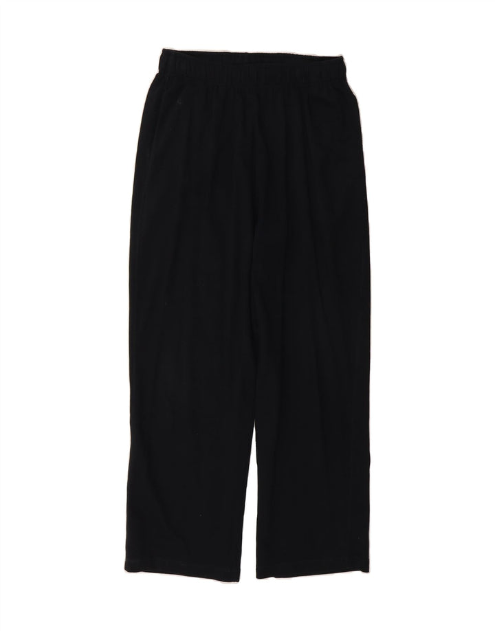 MARKS & SPENCER Womens Tracksuit Trousers UK 16 Large Black Cotton Vintage Marks & Spencer and Second-Hand Marks & Spencer from Messina Hembry 