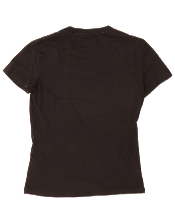 Женская футболка Adidas Terrex с рисунком Top UK 4/6 XS, черный хлопок