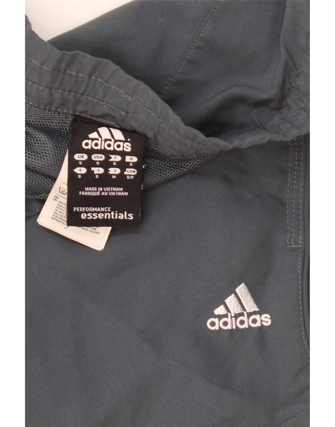Мужские спортивные шорты Adidas Climacool, маленькие серые, полиэстер с цветными блоками