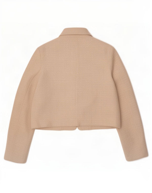 Женское болеро Zara UK 10, маленький размер, белый хлопок
