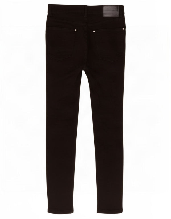 Мужские джинсы скинни Zara EU 44, большие W34 L30, черные