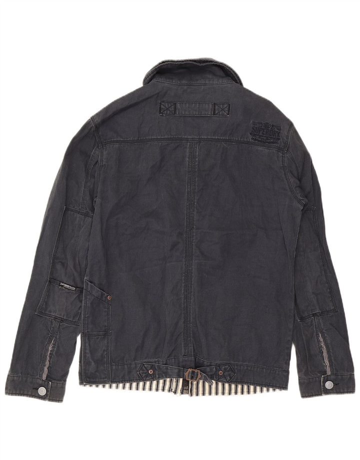 Мужская куртка Superdry UK 42 XL, темно-синий, хлопок