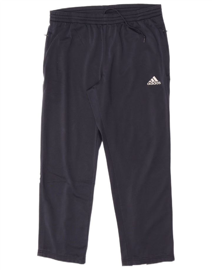 Мужской спортивный костюм Adidas Full UK 38/40, средне-серый, полиэстер с цветными блоками