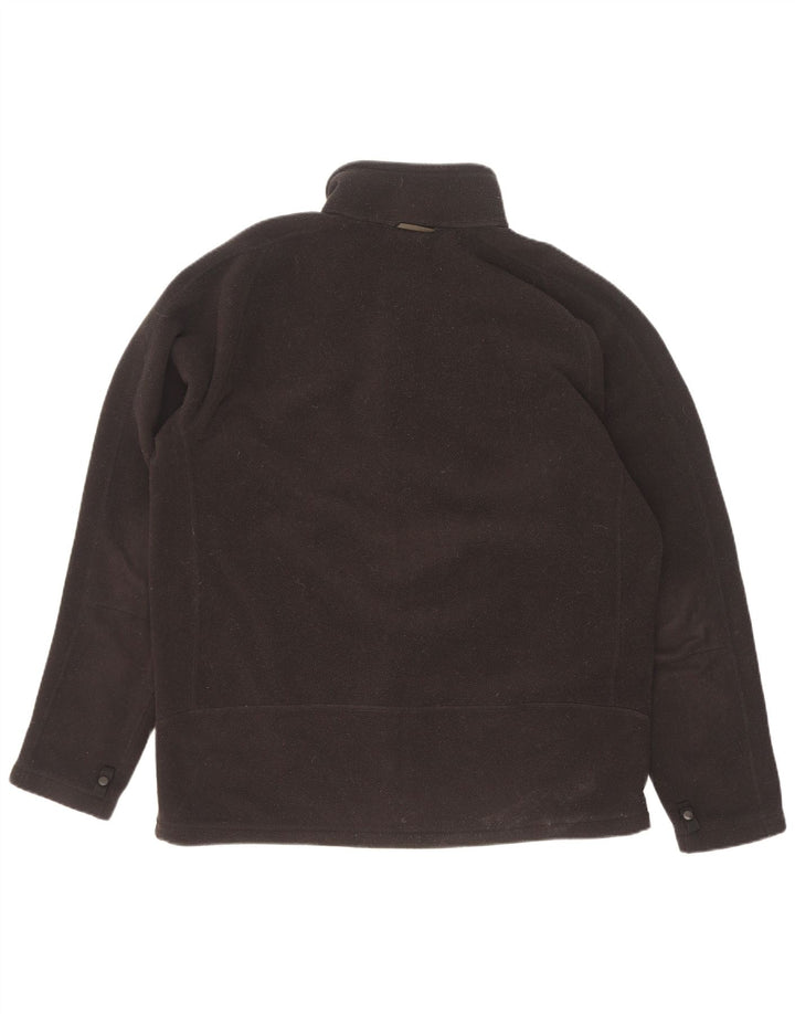 Мужская флисовая куртка с подкладкой с рисунком The North Face, размер UK 40, большой черный полиэстер