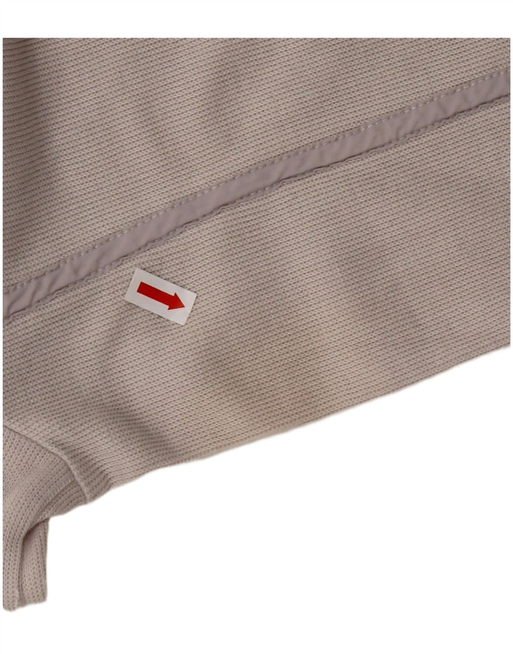 Мужской топ HUGO BOSS с длинным рукавом XL Off White, хлопок с цветными блоками