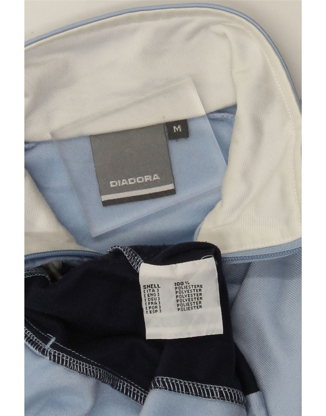 Женский спортивный костюм Diadora, верхняя куртка, средний синий полиэстер с цветными блоками