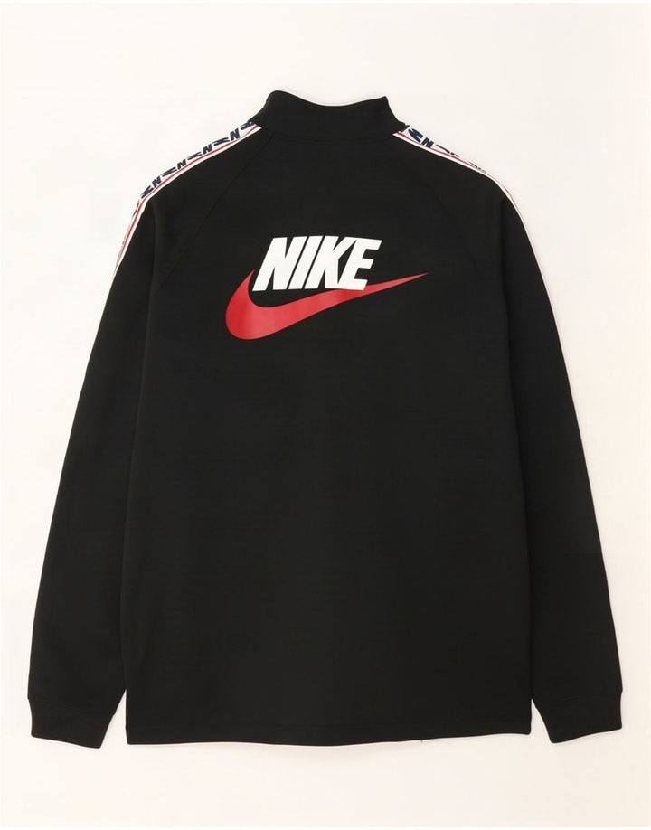 Мужской спортивный костюм с графическим рисунком Nike, маленькая черная полиэстер с цветными блоками