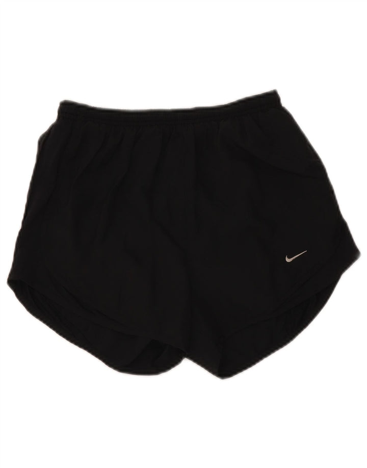 Женские спортивные шорты Nike Dri Fit UK 8, маленькие черные из полиэстера