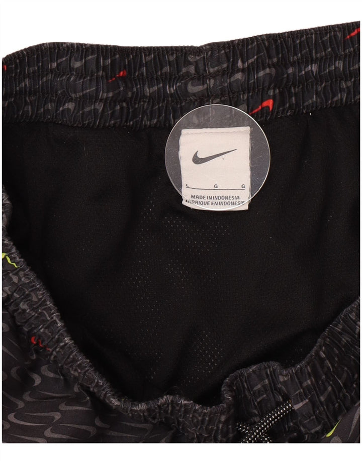 Мужские шорты для плавания с рисунком Nike, большие серые
