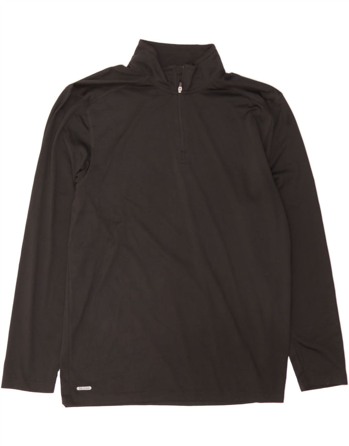 STARTER Mens Zip Neck Pullover Tracksuit Top UK 38/40 Medium Black Vintage Starter and Second-Hand Starter from Messina Hembry 