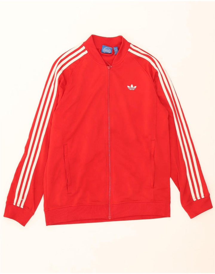 Мужская спортивная куртка ADIDAS, большая красная полиэстер
