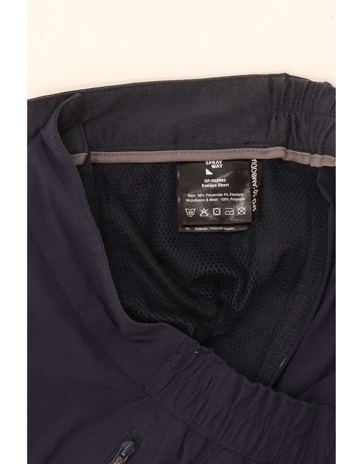 Женские шорты карго Sprayway UK 12 Medium W32 Темно-синий полиамид