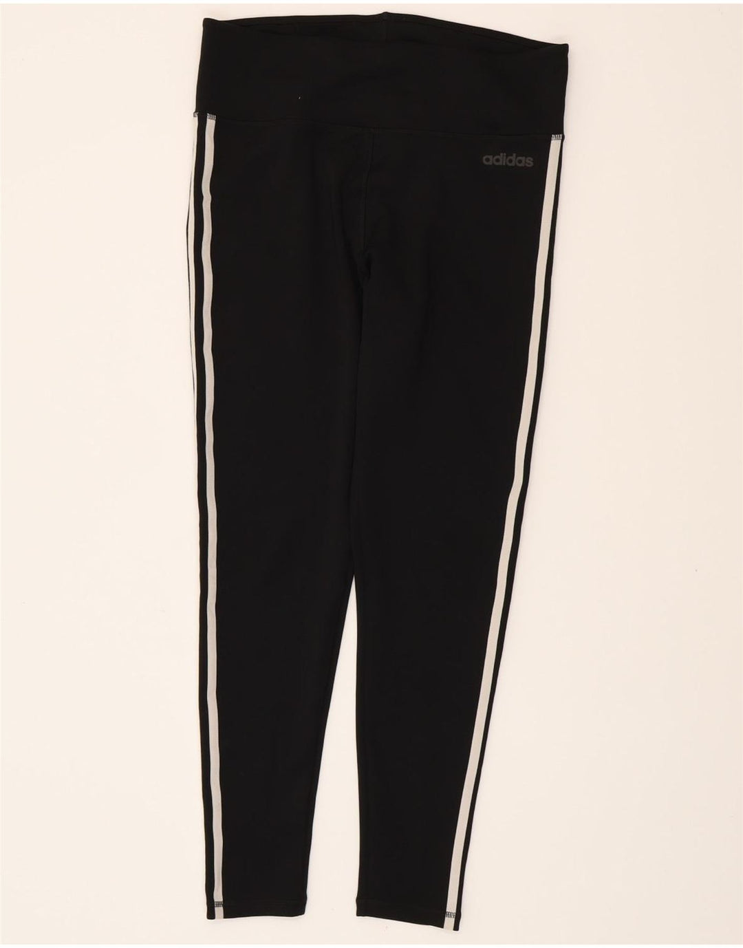 ADIDAS Womens Climalite Leggings UK 16/18 Large  Black