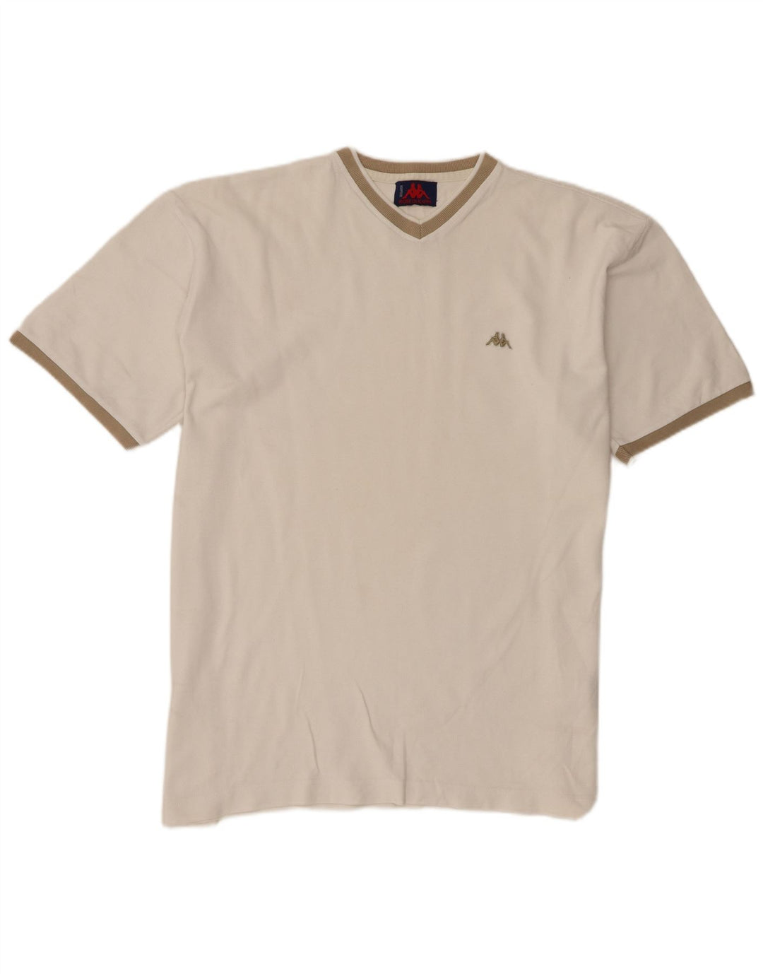 Мужская футболка Kappa Top XL, белый хлопок