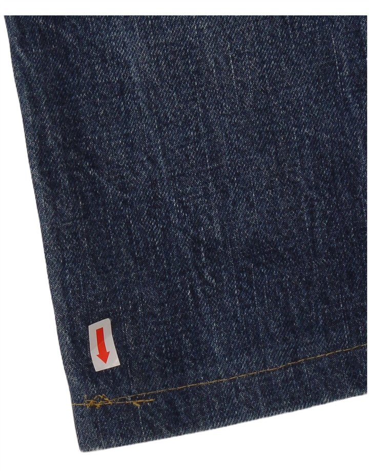 Мужские прямые укороченные джинсы Levi's 513 W28 L25 синие, хлопок