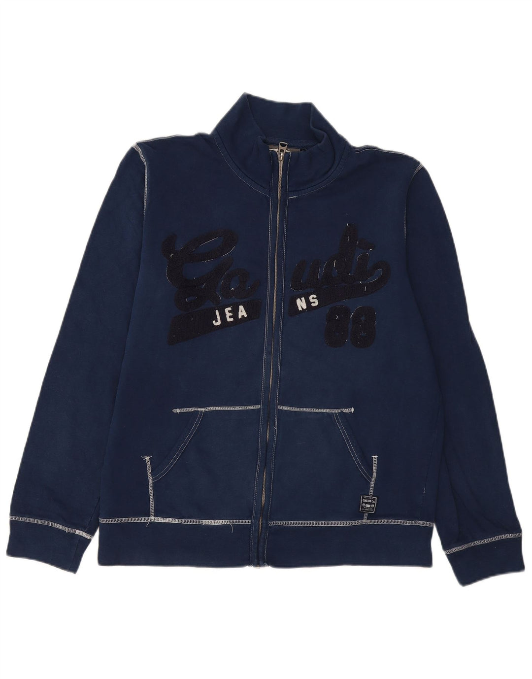 GAUDI Женский спортивный костюм с графическим рисунком, верхняя куртка UK 20 2XL, темно-синий