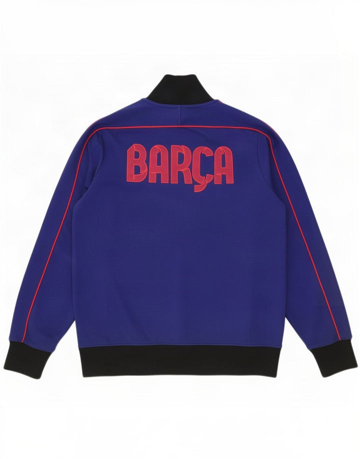 Мужская спортивная куртка Nike Barcelona с графическим рисунком, большая синяя цветная блокировка