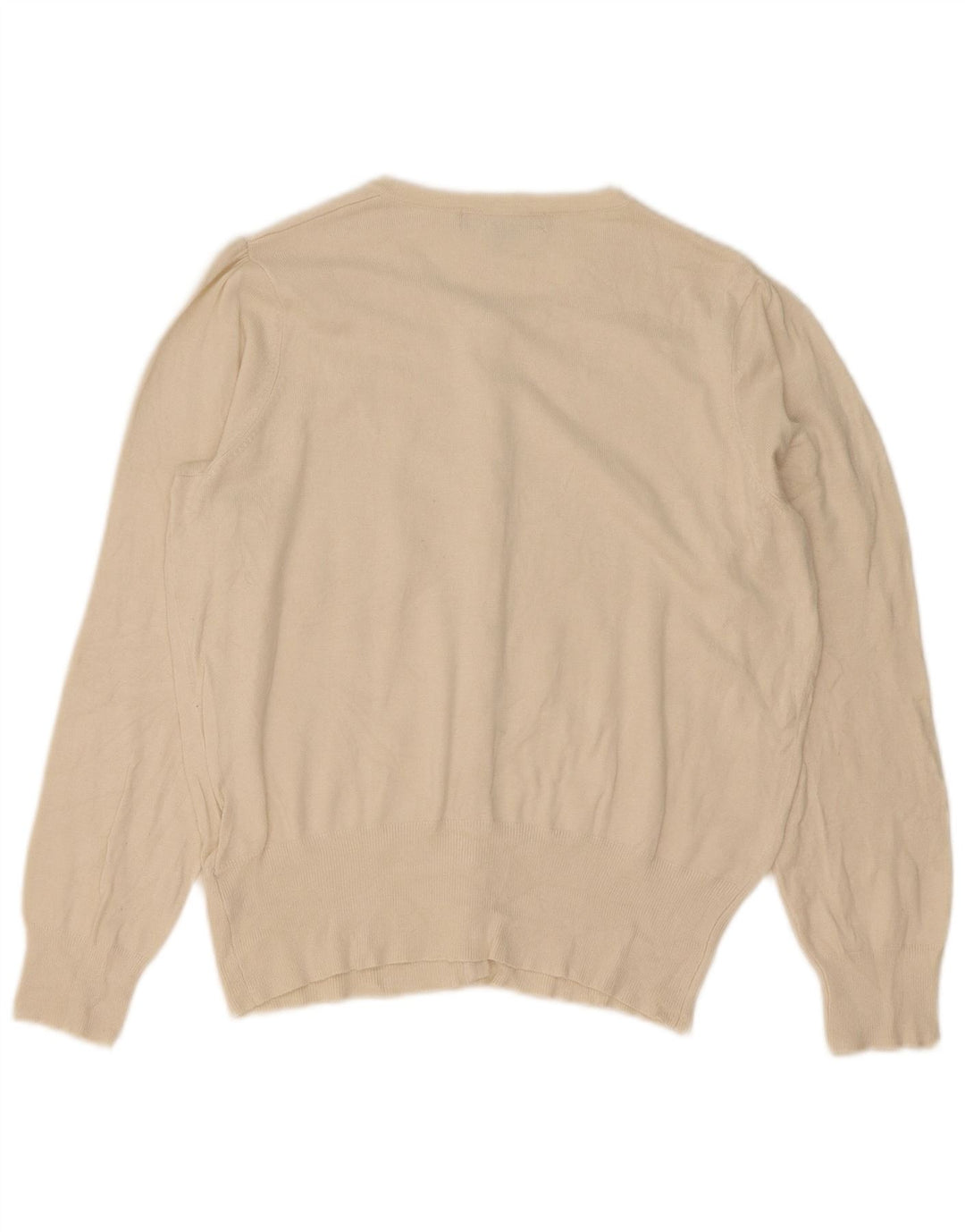 Женский свитер-кардиган Marks & Spencer Petite UK 14, средний, белый
