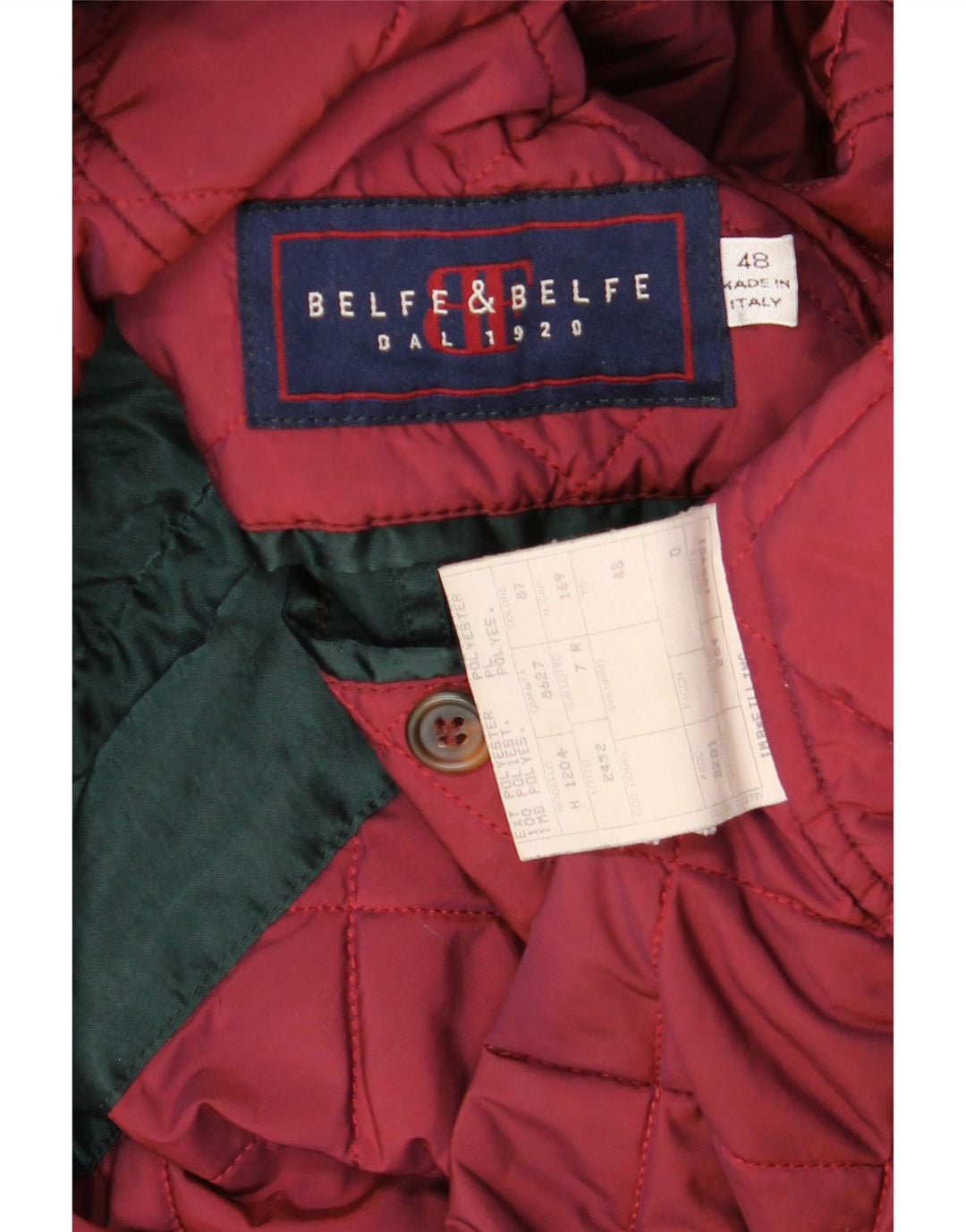 Мужская ветровка с капюшоном Belfe & Belfe IT 48 Средний зеленый полиэстер