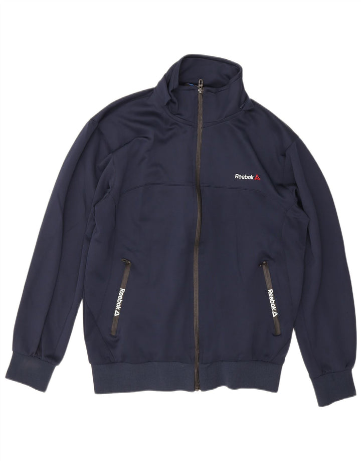 Мужской спортивный костюм Reebok 2XL, темно-синий, полиэстер